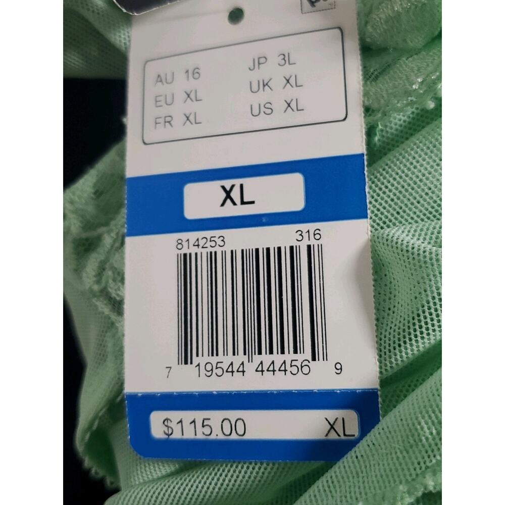 Wacoal Size XL Sheer Lime Green Baby Doll Short Sexy Nightie Lingerie Gown - Picture 11 of 12